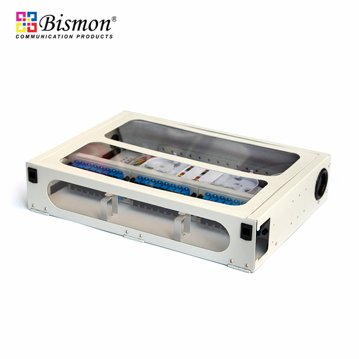 48 Core 2U Rack mount drawer fiber optic (SC-Complete set) อุปกรณ์ครบพร้อมใช้งาน